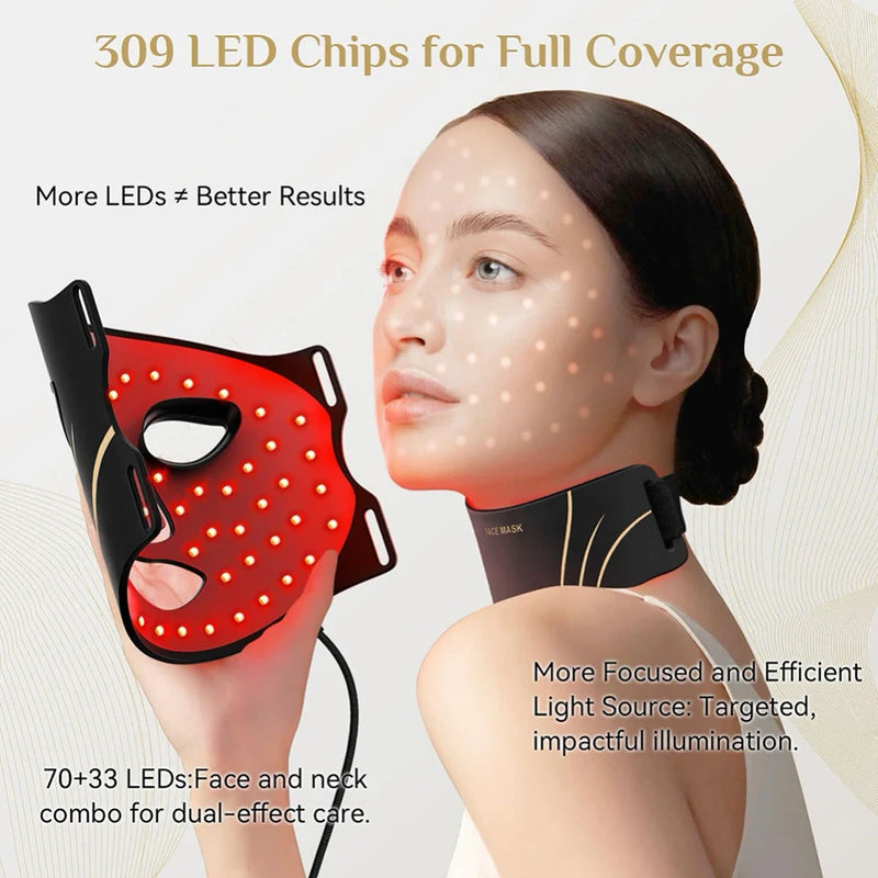 Mascara LED Silicona Cuello Rostro